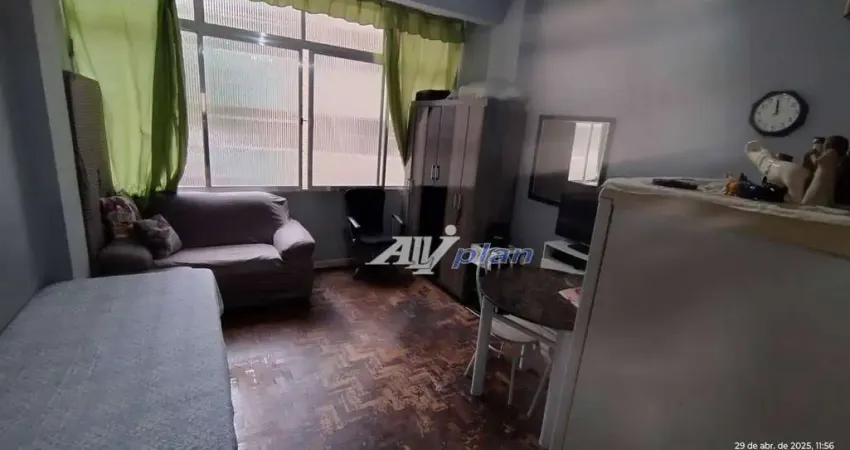 Kitnet com 1 dormitório à venda, 24 m² por R$ 240.000 - Pompéia - Santos/SP