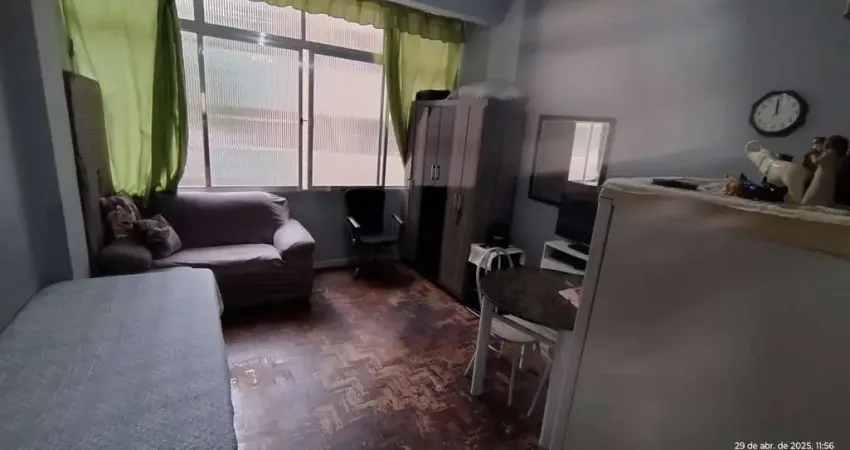 Kitnet com 1 dormitório à venda, 24 m² por R$ 270.000,00 -Pompéia-Santos/SP