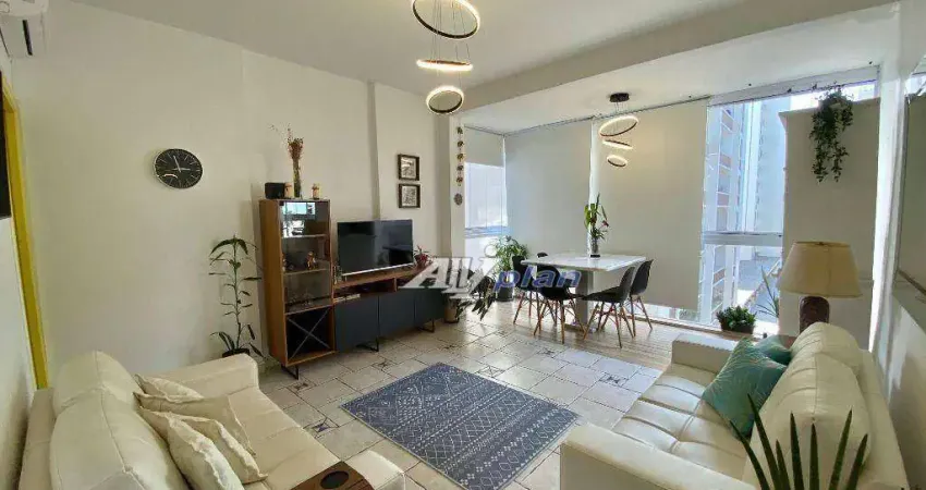 Apartamento com 2 dormitórios à venda, 90 m² por R$ 660.000 - Gonzaga - Santos/SP