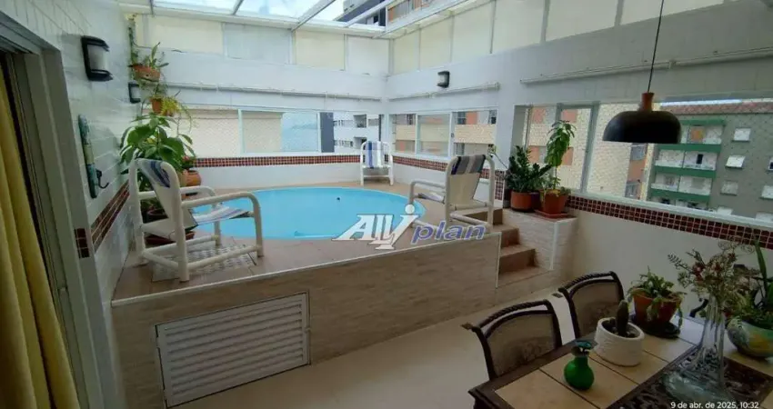 Cobertura com 3 dormitórios à venda, 200 m² por R$ 1.600.000 - Embaré - Santos/SP