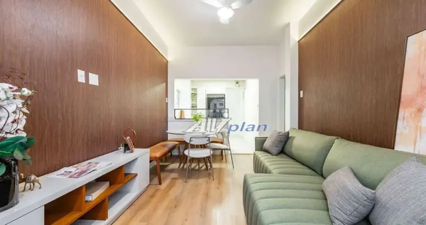 APARTAMENTO COM 2 QUARTOS, 1 SUÍTE, SALA, BANHEIRO, PORTEIRA FECHADA, 1 VAGA INSUFICIENTE
