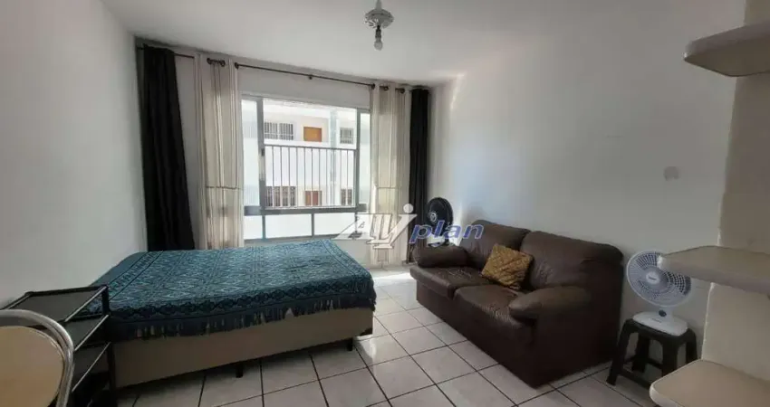 Kitnet com 1 dormitório para alugar por r$ 2.300,00/mês - gonzaga - santos/sp