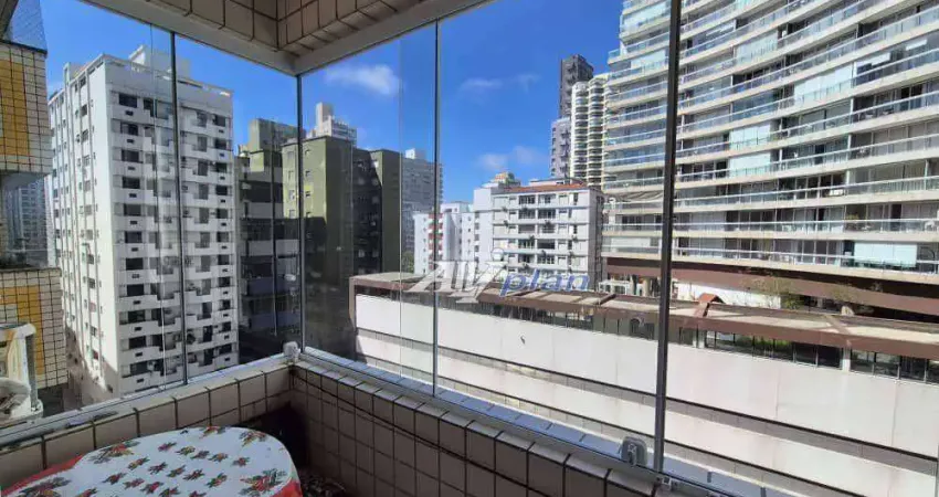 Apartamento com 1 dormitório à venda, 44 m² por r$ 430.000,00 - pompéia - santos/sp