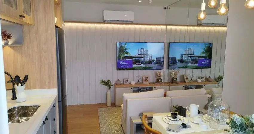 Indaiatuba : Apartamento na Planta com 2 Dormitórios e Varanda e Vaga de Garagem