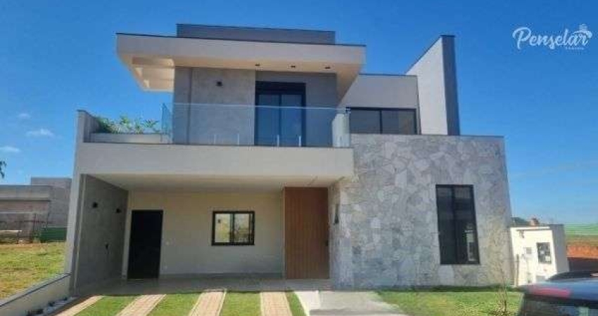 Indaiatuba - Sobrado Alto Padrão a Venda em Condomínio 4Quartos 3 Suítes Piscina