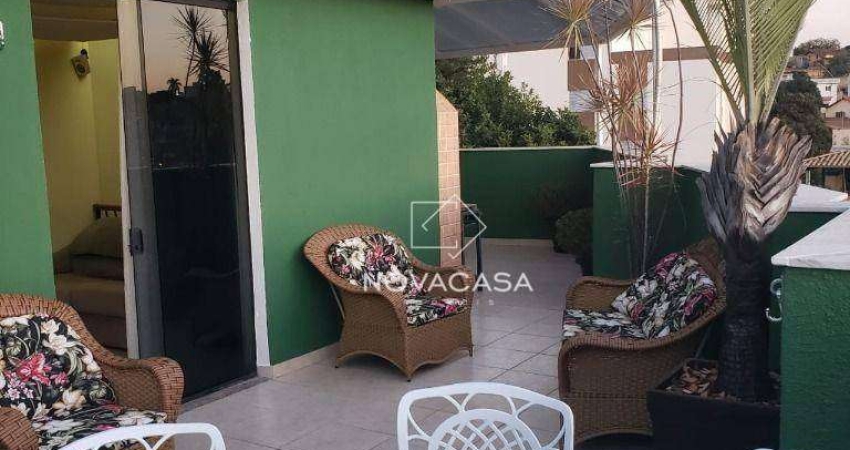 Cobertura com 2 dormitórios à venda, 221 m² por R$ 750.000,00 - Santa Amélia - Belo Horizonte/MG