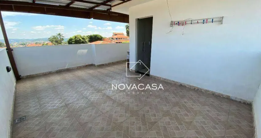 Cobertura com 2 dormitórios à venda, 82 m² por r$ 350.000,00 - céu azul - belo horizonte/mg