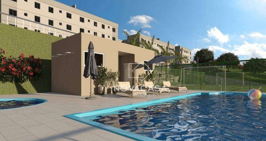 Apartamento à venda, 43 m² por R$ 225.000,00 - Felixlândia (Justinópolis) - Ribeirão das Neves/MG
