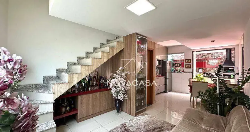 Casa em condomínio com 3 dormitórios à venda, 112 m² por R$ 910.000 - Santa Amelia - Belo Horizonte/MG