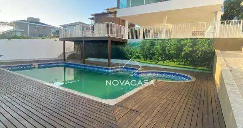 Casa com 4 dormitórios para alugar, 451 m² por r$ 13.150,00/mês - joá - lagoa santa/mg