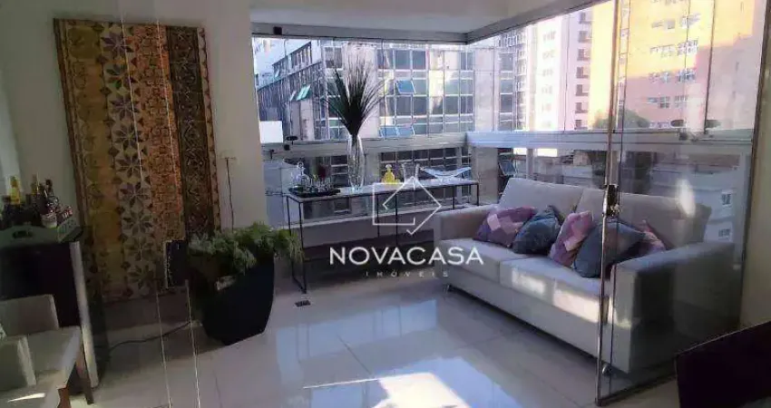 Apartamento com 4 dormitórios à venda, 151 m² por r$ 2.220.000 - lourdes - belo horizonte/mg
