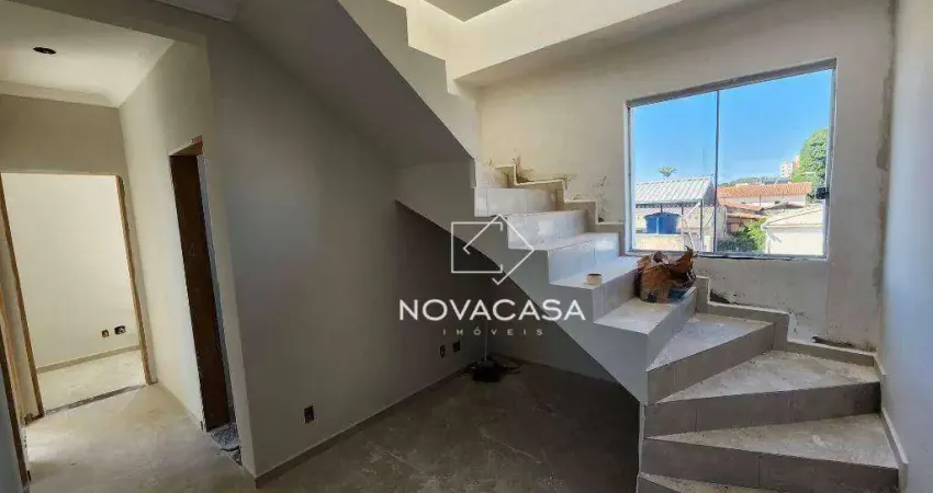 Cobertura com 3 dormitórios à venda, 130 m² por r$ 420.000,00 - piratininga (venda nova) - belo horizonte/mg