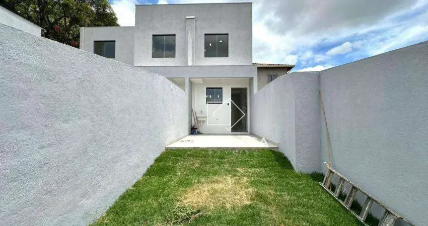 Casa com 2 dormitórios à venda, 120 m² por r$ 360.000,00 - jardim leblon - belo horizonte/mg