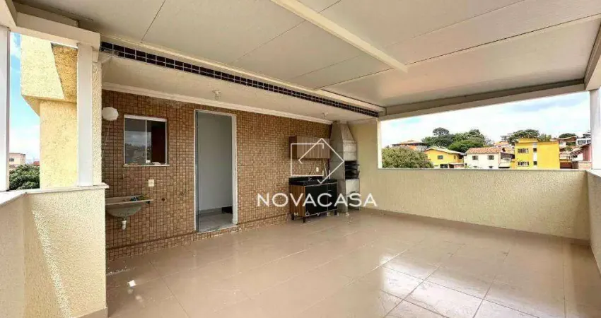 Cobertura com 2 dormitórios à venda, 100 m² por r$ 359.000,00 - jardim leblon - belo horizonte/mg