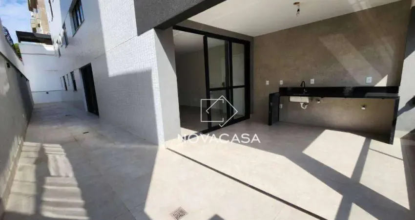 Apartamento garden com 4 dormitórios à venda, 266 m² por r$ 1.875.000,00 - liberdade - belo horizonte/mg