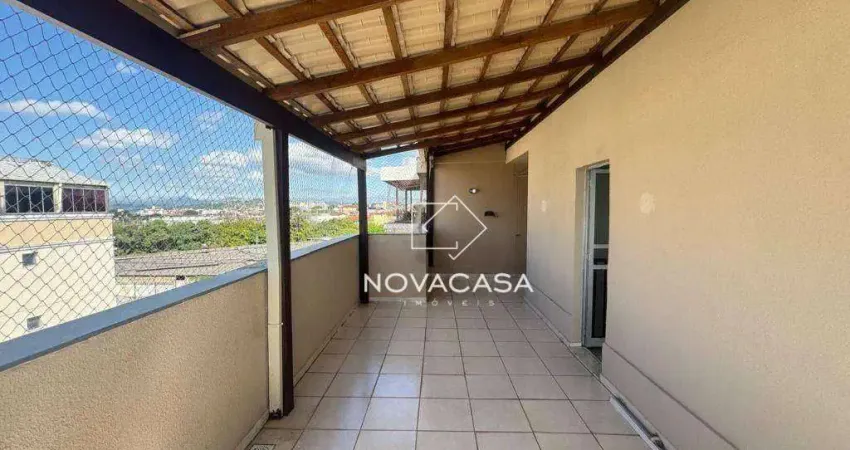 Cobertura com 2 dormitórios à venda, 94 m² por r$ 650.000,00 - planalto - belo horizonte/mg