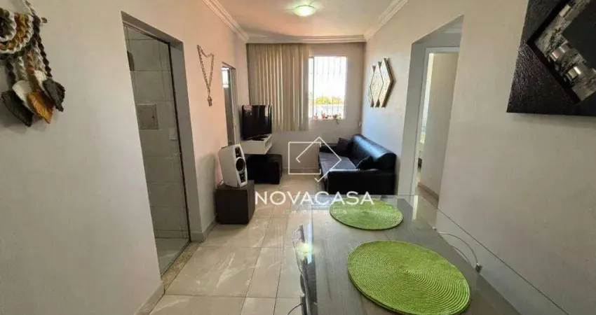 Apartamento com 3 dormitórios à venda, 58 m² por r$ 190.000,00 - jaqueline - belo horizonte/mg