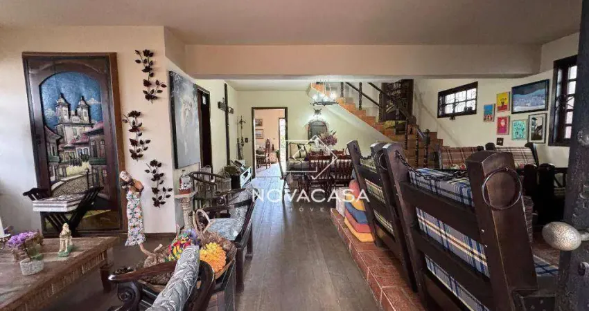 Casa com 4 dormitórios à venda, 280 m² por r$ 980.000,00 - rio branco - belo horizonte/mg