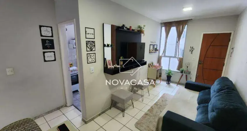 Apartamento com 2 dormitórios à venda, 57 m² por r$ 260.000,00 - santa mônica - belo horizonte/mg