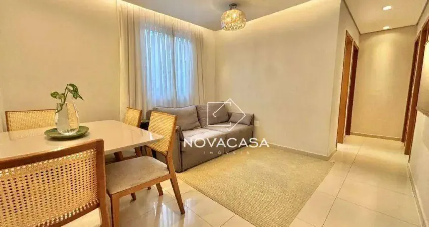 Apartamento com 3 dormitórios à venda, 69 m² por R$ 485.000,00 - Planalto - Belo Horizonte/MG