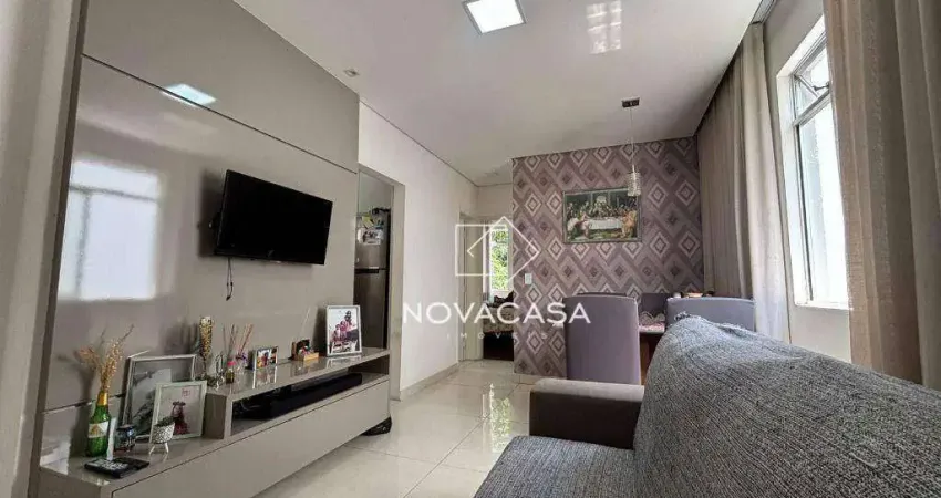 Apartamento com 2 dormitórios à venda, 53 m² por r$ 265.000,00 - santa branca - belo horizonte/mg