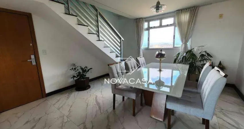 Cobertura com 3 dormitórios à venda, 162 m² por r$ 757.000,00 - santa mônica - belo horizonte/mg