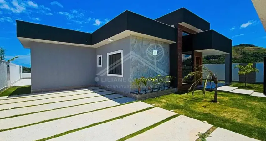 Casa para Venda em Maricá, Cajueiros (Itaipuaçu), 3 dormitórios, 1 suíte, 2 banheiros, 2 vagas