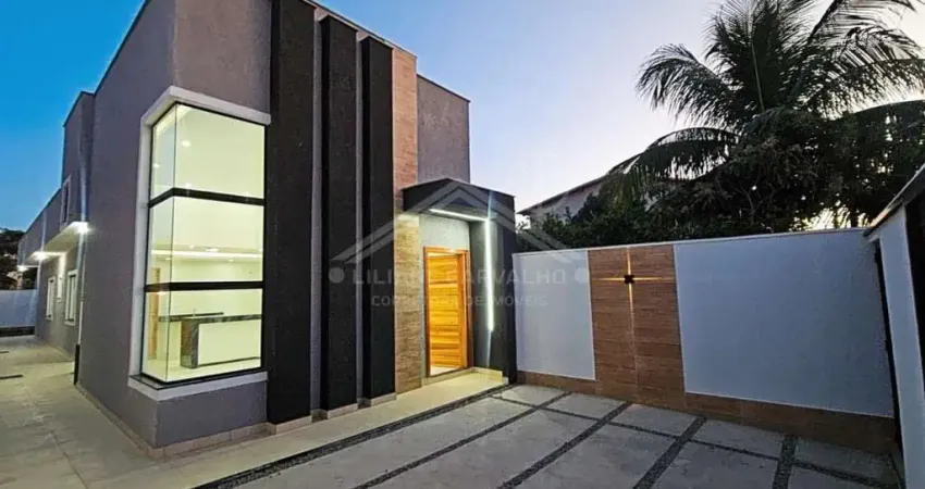 Casa para Venda em Maricá, Jardim Atlântico Central (Itaipuaçu), 3 dormitórios, 3 suítes, 4 banheiros, 1 vaga