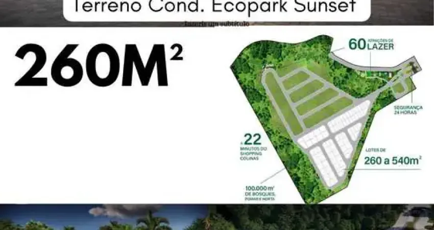 Terreno à venda na Rodovia João Amaral Gurgel, 5890, Condomínio Residencial Ecopark Bourbon, Caçapava