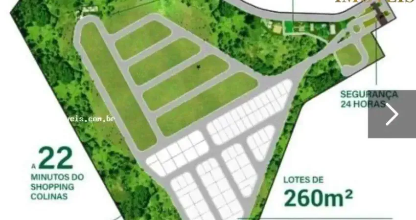 Terreno em condomínio fechado à venda na Avenida Ecopark, 5890, Condomínio Residencial Ecopark Bourbon, Caçapava