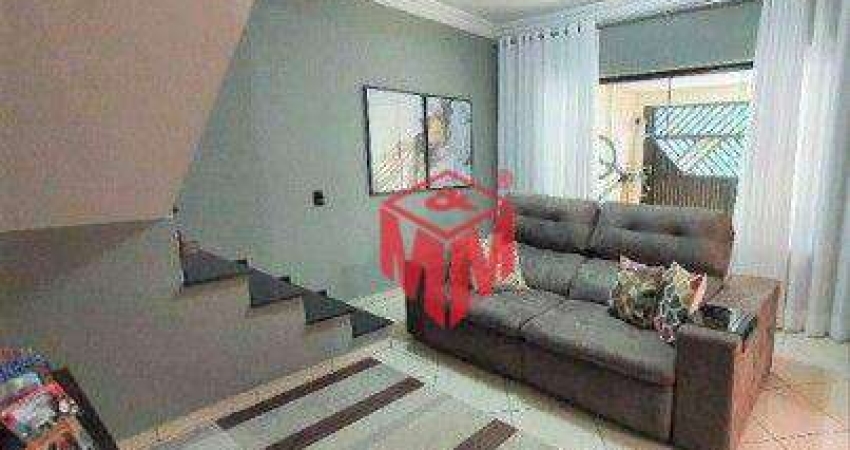 Sobrado com 3 dormitórios à venda, 134 m² por R$ 695.000,00 - Planalto - São Bernardo do Campo/SP