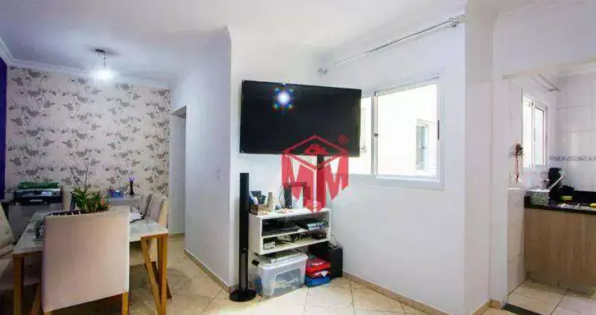 Apartamento com 3 dormitórios à venda, 90 m² por R$ 395.000,00 - Vila Marina - Santo André/SP