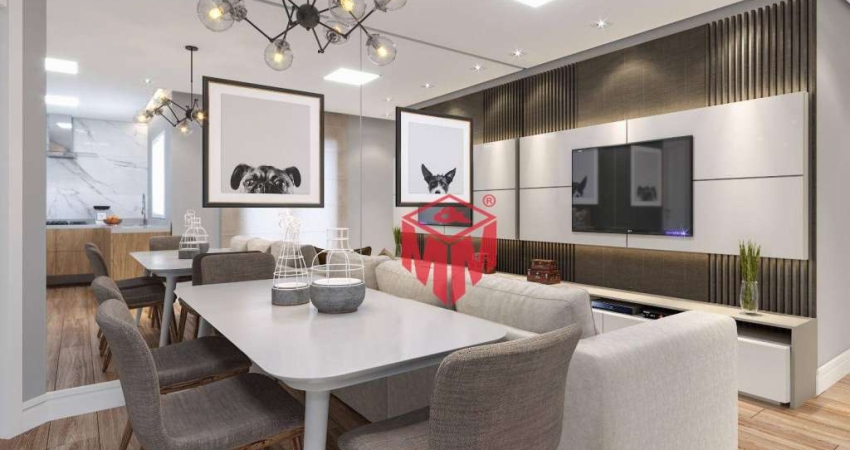 Cobertura Nova com 2 dormitórios à venda, 88 m² por R$ 349.000 - Vila Luzita - Santo André/SP