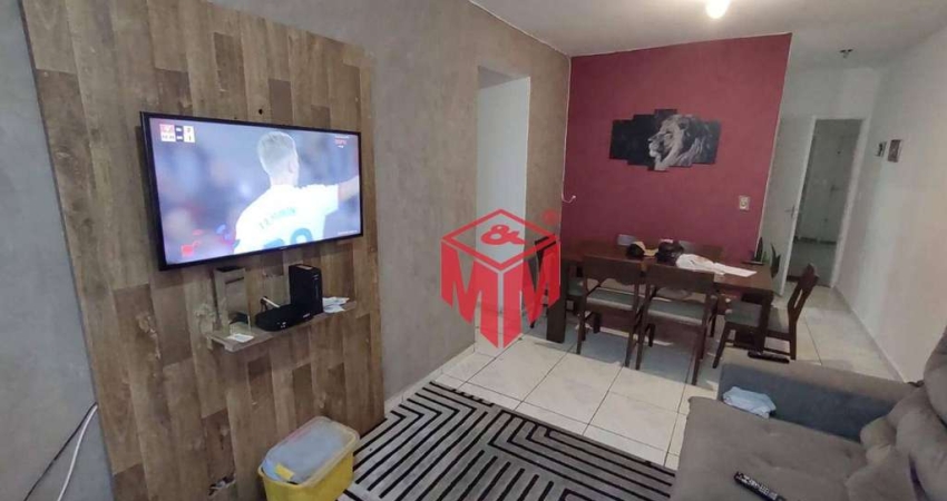 Apartamento com 2 dormitórios à venda, 77 m² por R$ 365.000,00 - Vila Palmares - Santo André/SP