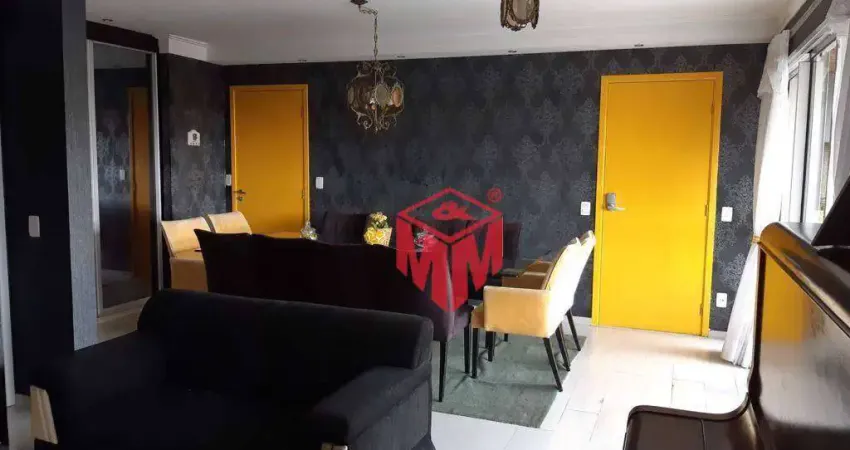 Apartamento com 3 dormitórios para alugar, 128 m² por R$ 7.310,14/mês - Centro - Santo André/SP