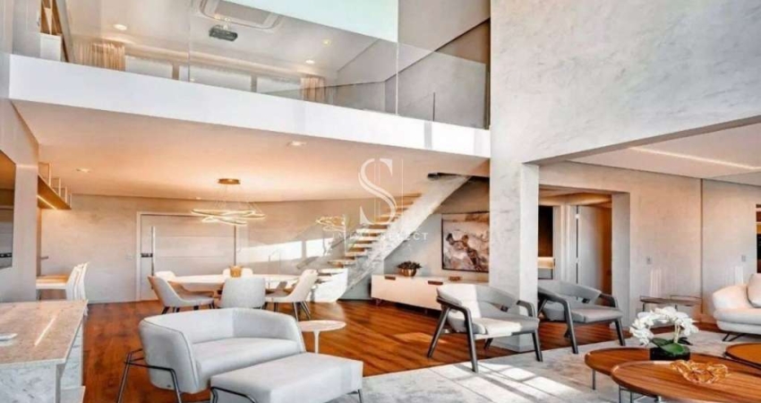 Florida Penthouses - Brooklin, Apartamento Duplex com 165m, 2 Suítes e 2 Vagas de Garagem