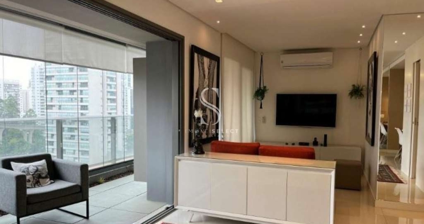 Condomínio Habitarte Verde no Brooklin, Apartamento de 82m² com 1 suíte, 2 vagas.