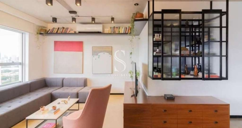 Condomínio Maxhaus Vila Olimpia - Apartamento de 74m² com 1 quarto, 1 suíte, 1 banheiro mais lavabo,