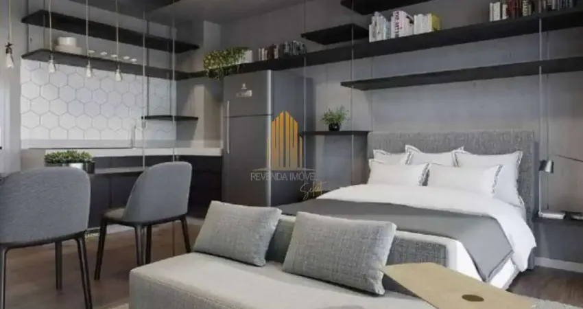 Condominio On Melo Alves em Cerqueira Cesar, Studio de 45m² com 1 dormitório, varanda, sem vaga.
