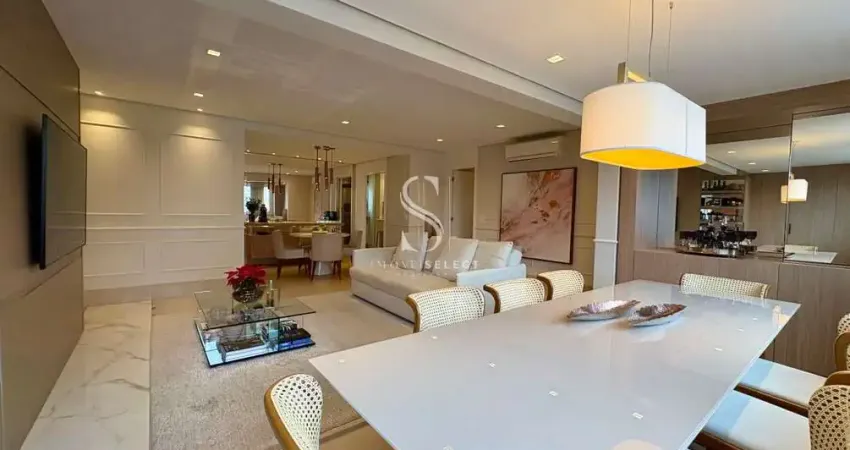 Condomínio The View em Brooklin - apartamento mobiliado de 126m2 com 2 quartos, sendo 1 suíte, 2 ban