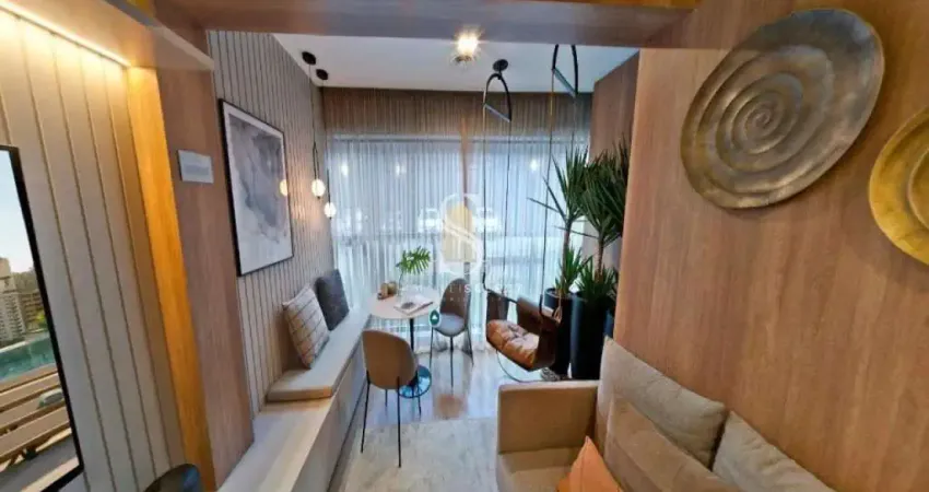 Condomínio Soma Perdizes, Apartamento de 45m² com 1 suíte, 1 vaga.