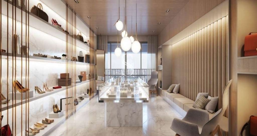CONDOMÍNIO ZAHLE EM PARAÍSO - SALA COMERCIAL DE 43M² COM RECEPÇÃO, COPA E BANHEIRO.