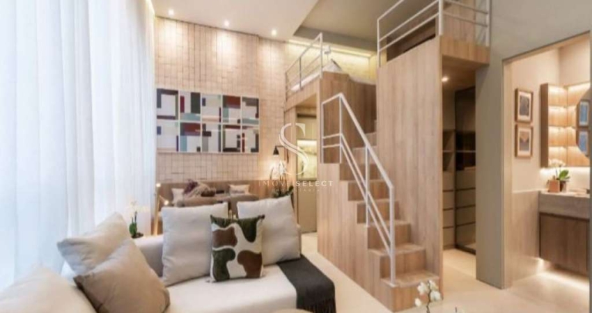 Condominio Quartier Capote em Pinheiros, Apartamento de 30m² com 1 suíte, sem vaga.