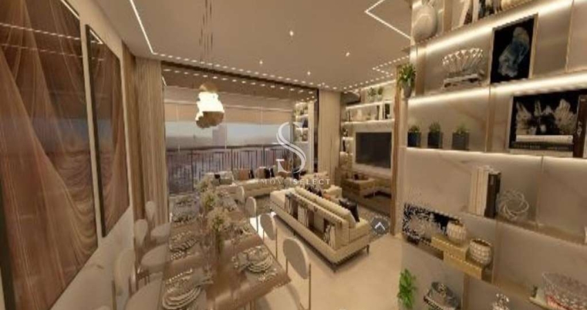Condominio Living One na Barra Funda, Apartamento de 116m² com 4 dormitórios, 1 suíte, 2 vagas.