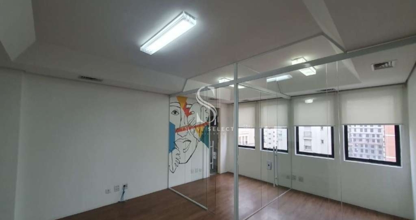 EDIFICIO PALAIS DES ARTS, PINHEIROS- CONJUNTO COMERCIAL DE 45m² COM 1 SALA, 2 BNAHEIROS E 2 VAGAS Á