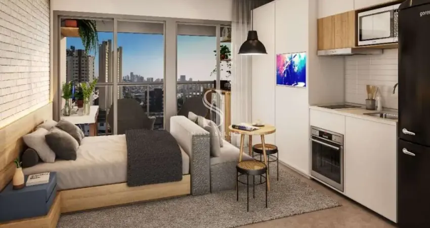 Condominio Patteo Klabin na Chácara Klabin, Studio de 26m² com 1 dormitório, 1 vaga.