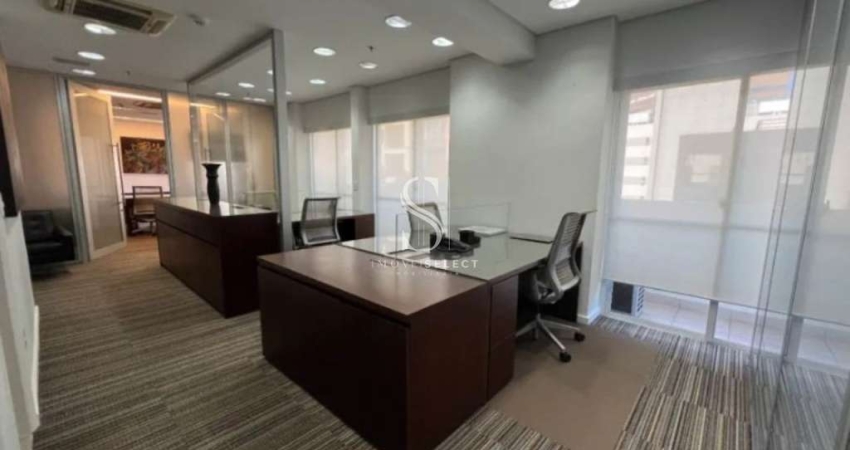 Condomínio The Triumph, Vila Olímpia - Conjunto de salas comerciais de 100m² com 2 banheiros e 3 vag