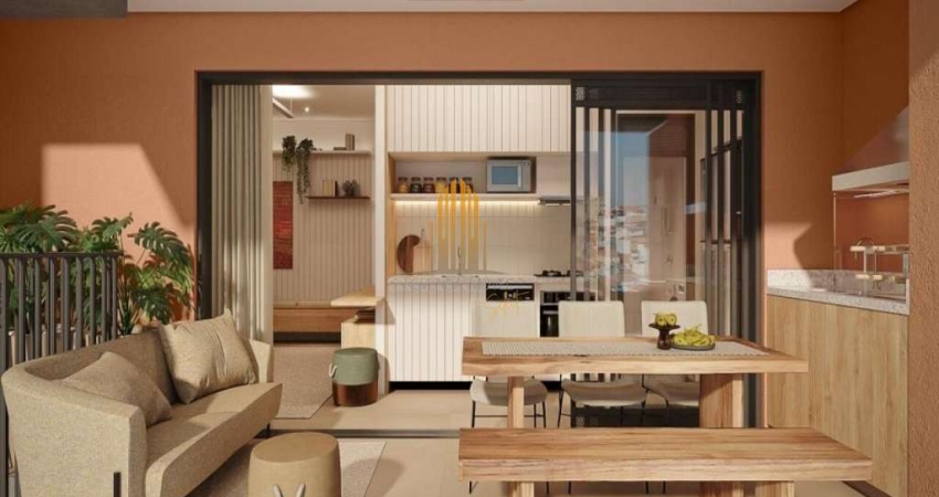 Condominio Nest Vila Ipojuca, Apartamento de 64m² com 2 dormitórios, 1 suíte, 2 vagas.