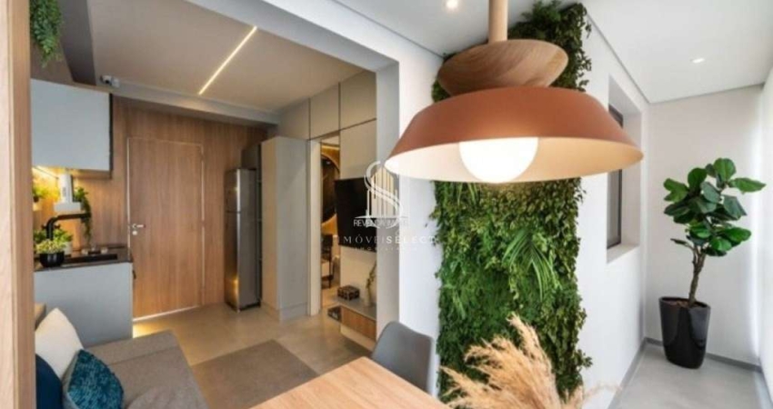 Condomínio Nex One Jk na Vila Nova Conceição, Studio de 30m² com 1 dormitório, 1 terraço, sem vaga.