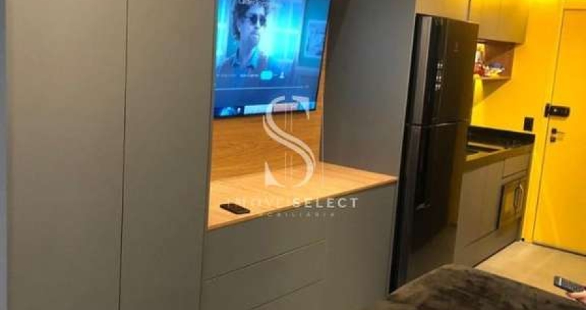 Condomínio Facto Paulista. Apartamento á venda  com  25m² 1 dormitório, 1 banheiro com  varanda-  ba